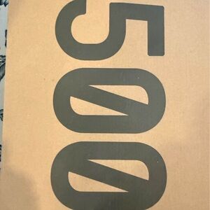 Adidas Yeezy 500 Shoe Box in Tan
